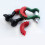 Shackle Protector Cover Red Resin-Coated Metal 2 Pcs 7