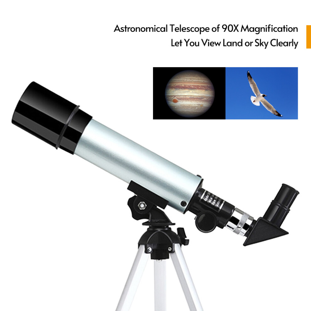 Compact 90X Astronomical Telescope For Kids, 50Mm Aperture With Tripod 7891391607373