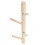 Wood Wall-Mounted Tree-Shaped Coat & Towel Rack, 4 Hooks 1