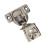 Overlay Soft Close 6 Way Compact Concealed Hinges for Kitchen Cabinets 1-3/8Inch 5