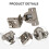 Overlay Soft Close 6 Way Compact Concealed Hinges for Kitchen Cabinets 1-3/8Inch 8