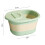 Livrdious foldable foot bath bucket with handle and lid 3
