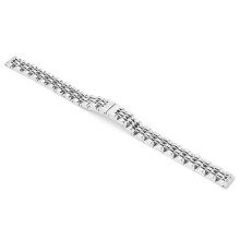 Adjustable Stainless Steel Watch Strap 10mm Butterfly Buckle Replacement Band