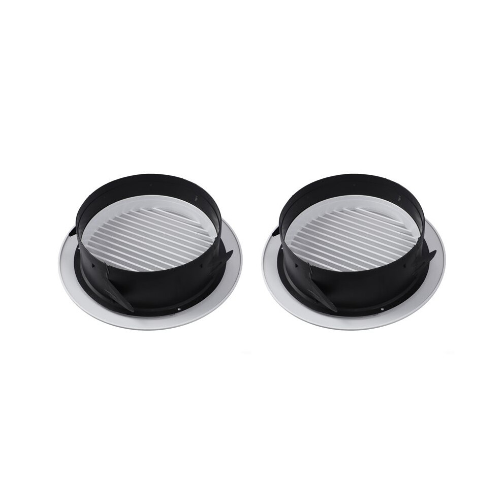 4X Adjustable Round Abs Wall Vent Cover For Exhaust And Air Circulation,Ideal For Ceiling,Efficient Air Volume Control 6031987515052