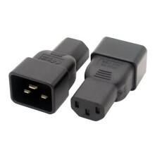 3X Beige Farbe Iec 320 C13 auf C20 Ac Adapter, Iec 15A auf 10A, 16A auf 10A Ac Konverter, C20 16A auf C13 10A Stromanschluss