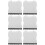 6X Replacement Hair Clipper Blade for ENCHEN Boost  Ceramic Cutter  White 1
