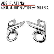 4x para  Raize 200 Series Car Chrome Front Fog Light Lamp Cover Trim Foglight Bisel Decoración Marco