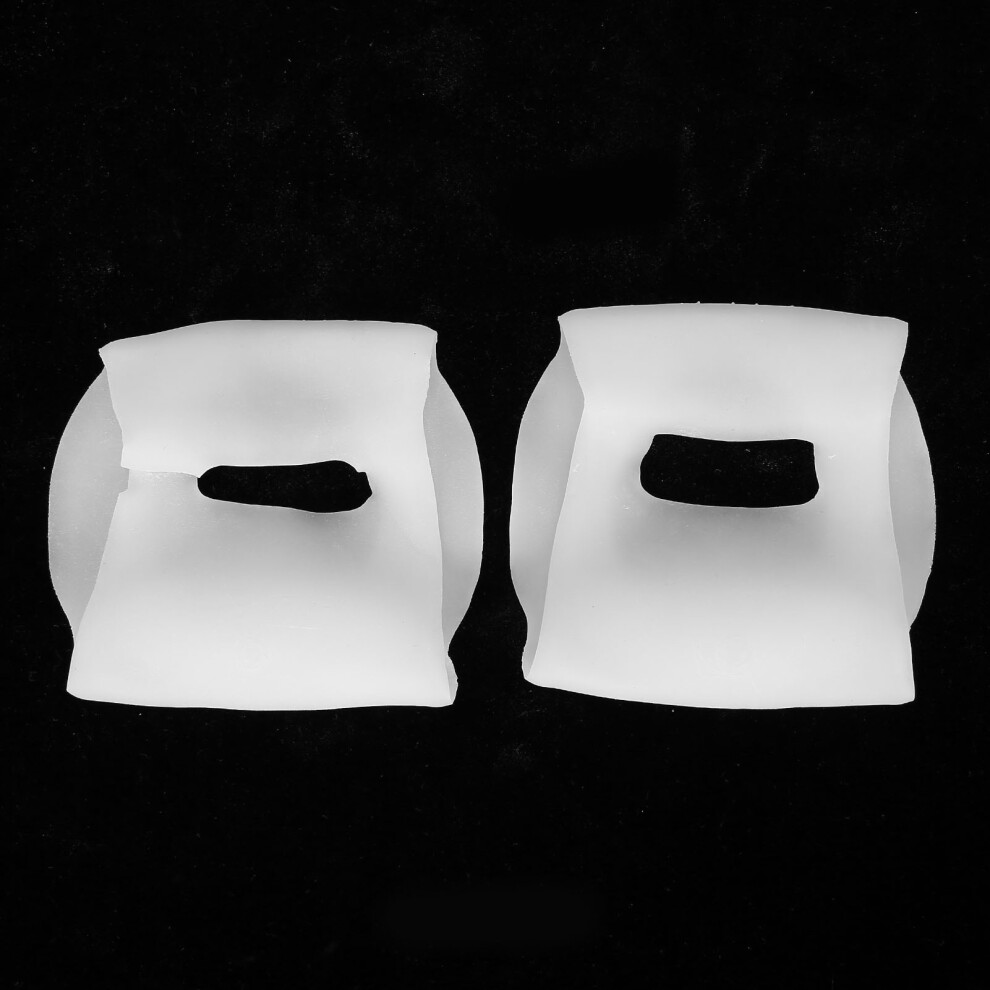 4 Pairs SEBS Arch Support Orthopedic Pads for Foot & Leg Correction White