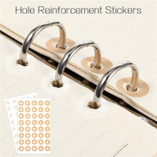 1600 Pcs Paper Hole Reinforcement, 1/4 Inch Binder Hole Reinforcement Circles ( and Transparent Paper Set)