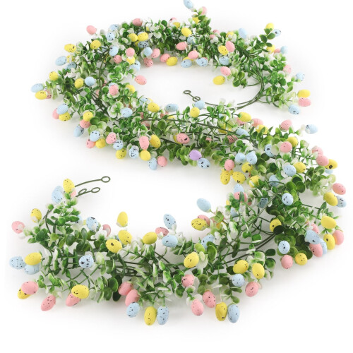 Spring Easter Garland with Eggs & Berries, 4 pcs 1