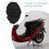 Waterproof Motorcycle Seat Cover Black Smooth 1 Pcs 7