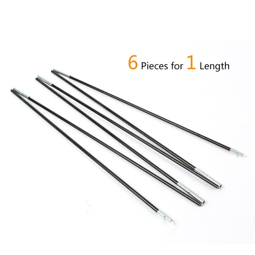 Fiberglass 22.44" Replacement Tent Pole with Stretchable String 1