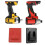 Οργανώστε για εργαλεία τρυπανιών Dewalt 20V και 18V με ράφι τοίχου για γκαράζ 7