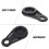 Clamp Shape Tarp Fasteners Black 10Pcs For Hiking 7