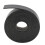 HEMOTON Black PU Leather Strap Roll for DIY Bags 2 Meters 6