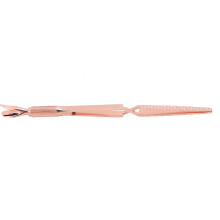 Nagelkunstpinzette aus Edelstahl 18 cm Roségold