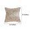 Beige Chenille Sofa Cushion Pillow 45 x 45 cm 3
