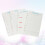 HOMEMAXS Loose Leaf Paper Assorted Colors 6-Ring Notebook 6