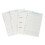 HOMEMAXS Loose Leaf Paper Assorted Colors 6-Ring Notebook 8
