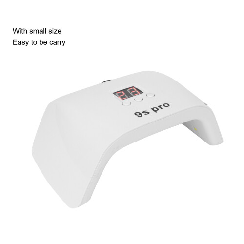 120W Dual Light Nail Lamp - 3 Timer Settings, USB, 18x11.5x6.8cm 2
