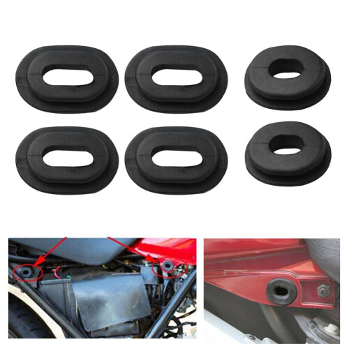 12Pcs Side Cover Grommets Single Side Rubber Washers Compatible for HondaCG 2