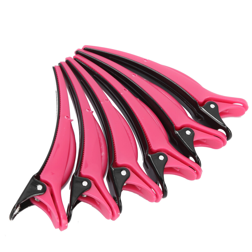 6 ABS Plastic Hair Salon Clips