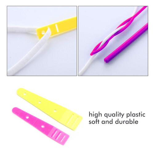 9Pcs Sewing Loop Turner Set with Tweezers Drawstring Threader for DIY Projects 2