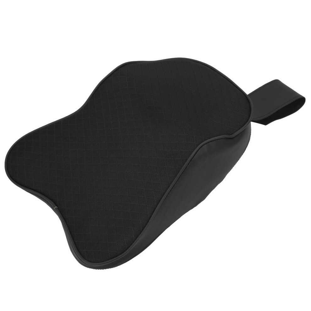 Universal Car Headrest Pillow 26.5X39cm Breathable Pu Leather Memory Foam 6911391611192