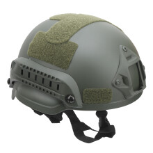 Green ABS Lightweight Military Helmet for CS Outdoor Wargames