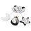 Newborn Black and White Spiral Hanging Toy 13