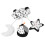 Newborn Black and White Spiral Hanging Toy 3