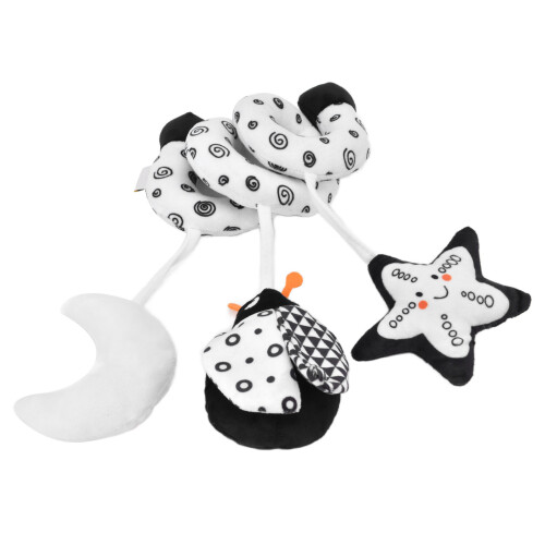 Newborn Black and White Spiral Hanging Toy 2