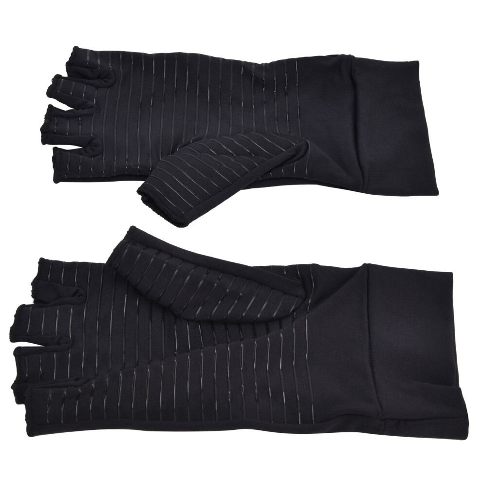 Copper Arthritis Compression Gloves For Men & Women, Pain Relief, Half Finger 8771391614429
