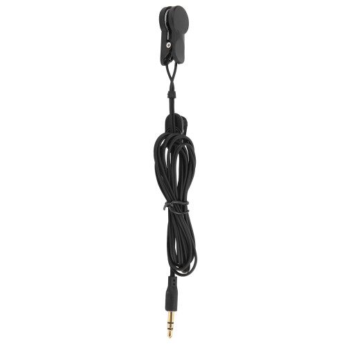 Ohrclip-Pulsmonitor ABS Schwarz, 51,2 Zoll Kabel