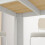 Homcom (White) HOMCOM Dining Table for 4-6 People, Wood Effect Tabletop 9