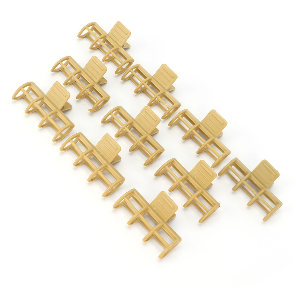 10pcs Hair Roller Clips Claw Clips Hair Curling Perm Hair Accessories