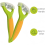 3PCS Premium Antiskid Kitchen Corn Peeler Tool with Comfortable Handle Design 3