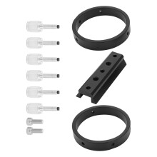 Full Metal Guiding Scope Ring for Telescope 43‑70mm, Black