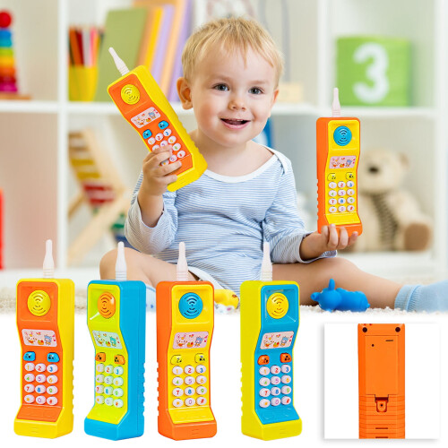Educational Toy Phone with Music Lights Sounds Interactive 2