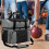 Bowling Ball Bag Lightweight Multipurpose Large Capacity Bowling Storage Bag Gray 7