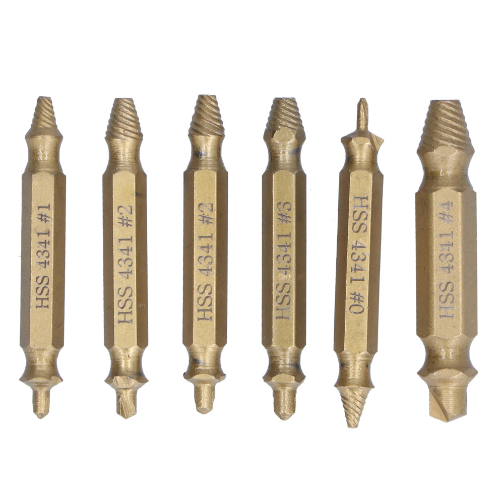Broken Bolt Remover 6pc Ti Steel