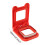 Square Sandwich Cutter Sealer Remove Bread Crust Stainless Steel Kitchen Essentials (Red) 2