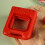 Square Sandwich Cutter Sealer Remove Bread Crust Stainless Steel Kitchen Essentials (Red) 3