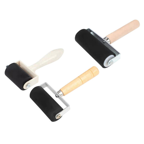 Hard Rubber Printing Roller for Lino Art Craft 1