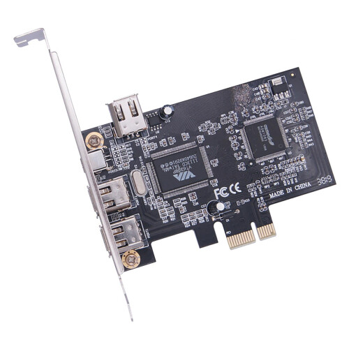 PCI Express FireWire Adapter IEEE 1394b 800 Mbps Low Profile 1