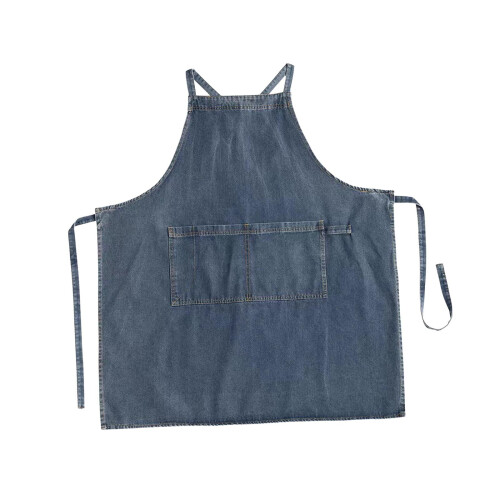 Dark Blue Multifunctional Work Apron Adjustable Strap 2