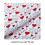 Geschenkpapierrolle mit Herzmuster zum Valentinstag 2