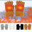 USB Heating Knitted Gloves Winter Warm Fingerless Hand 3