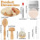 Wood Darning Kit with Egg Mushroom Tools 50 Threads 2