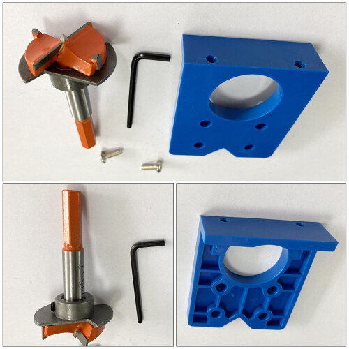 HEMOTON Key Pocket Hole Locator Precision Punch Tools Woodworking Gadgets 1